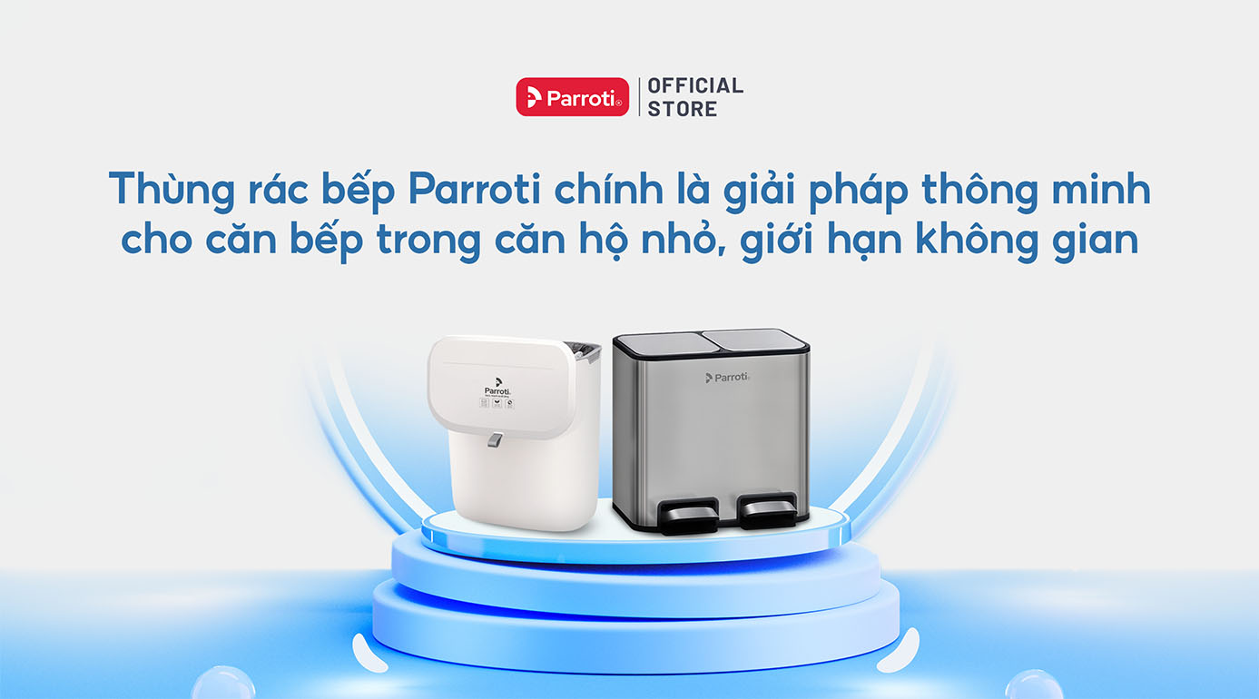 Thùng rác bếp Parroti - Giải pháp cho mọi không gian