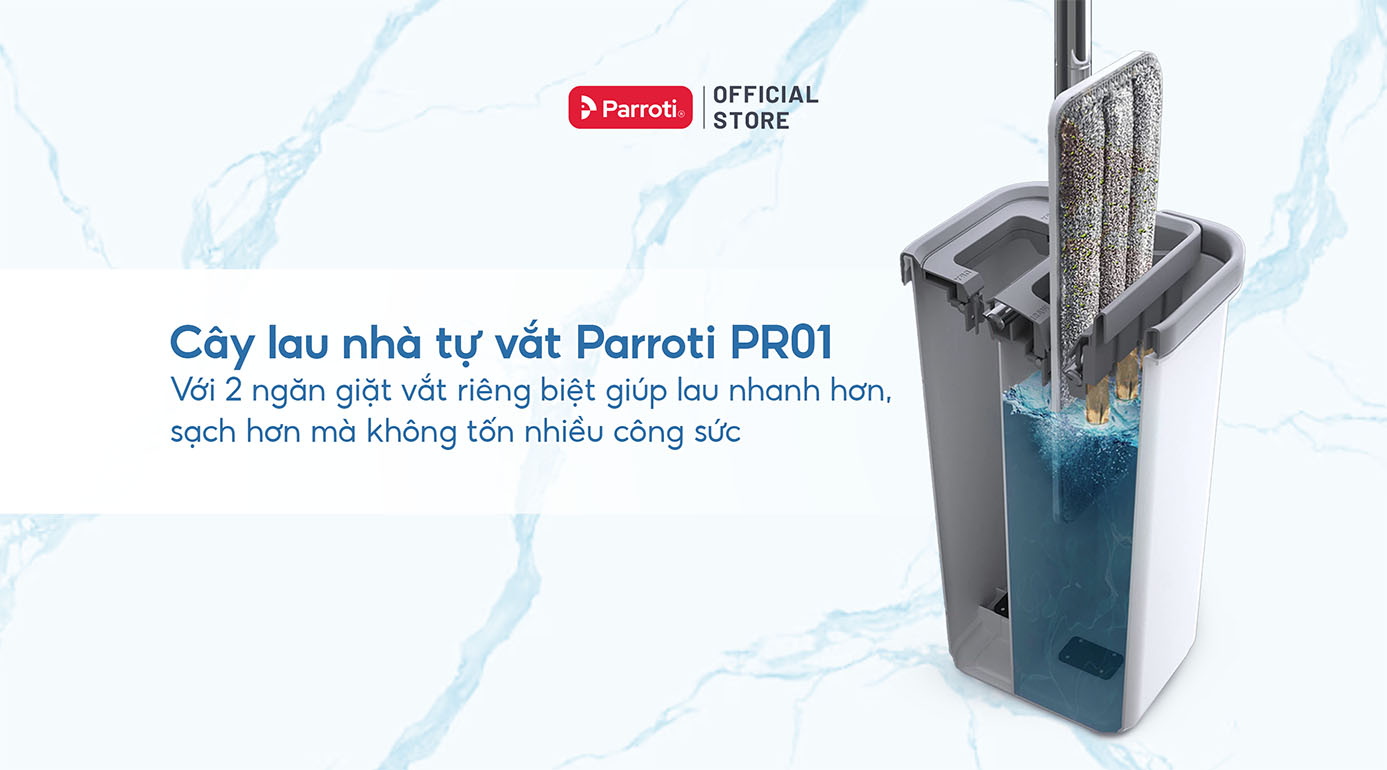 Cây lau nhà tự vắt thông minh đem đến hiệu quả làm sạch cao hơn