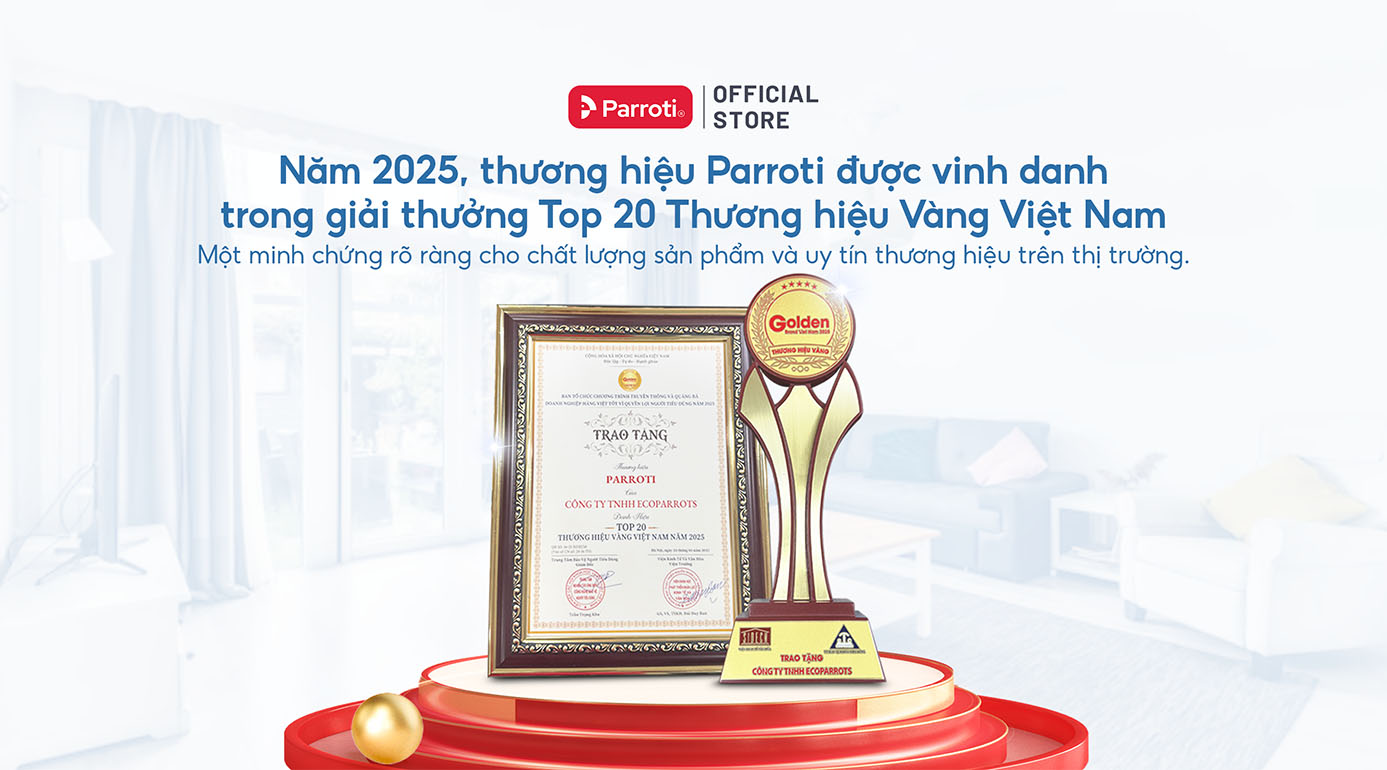 Parroti Thương hiệu Vàng Việt Nam