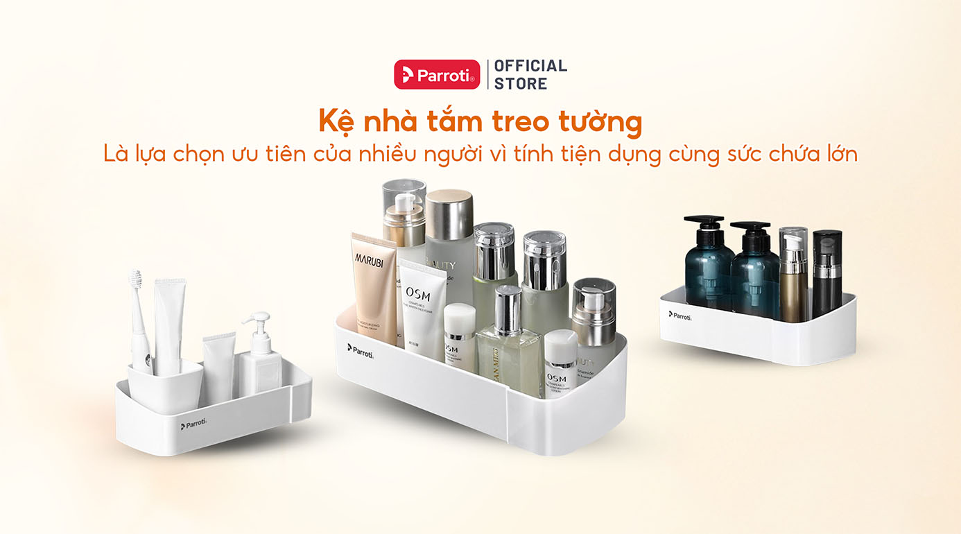 Kệ nhà tắm treo tường