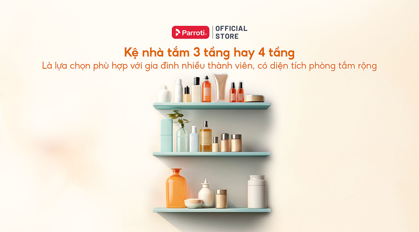 Kệ nhà tắm có tầng