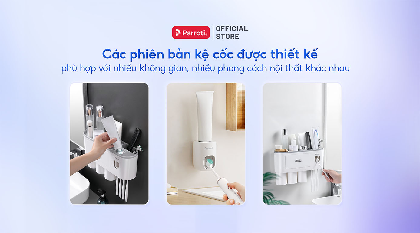 Kệ đựng cốc đánh răng đẹp