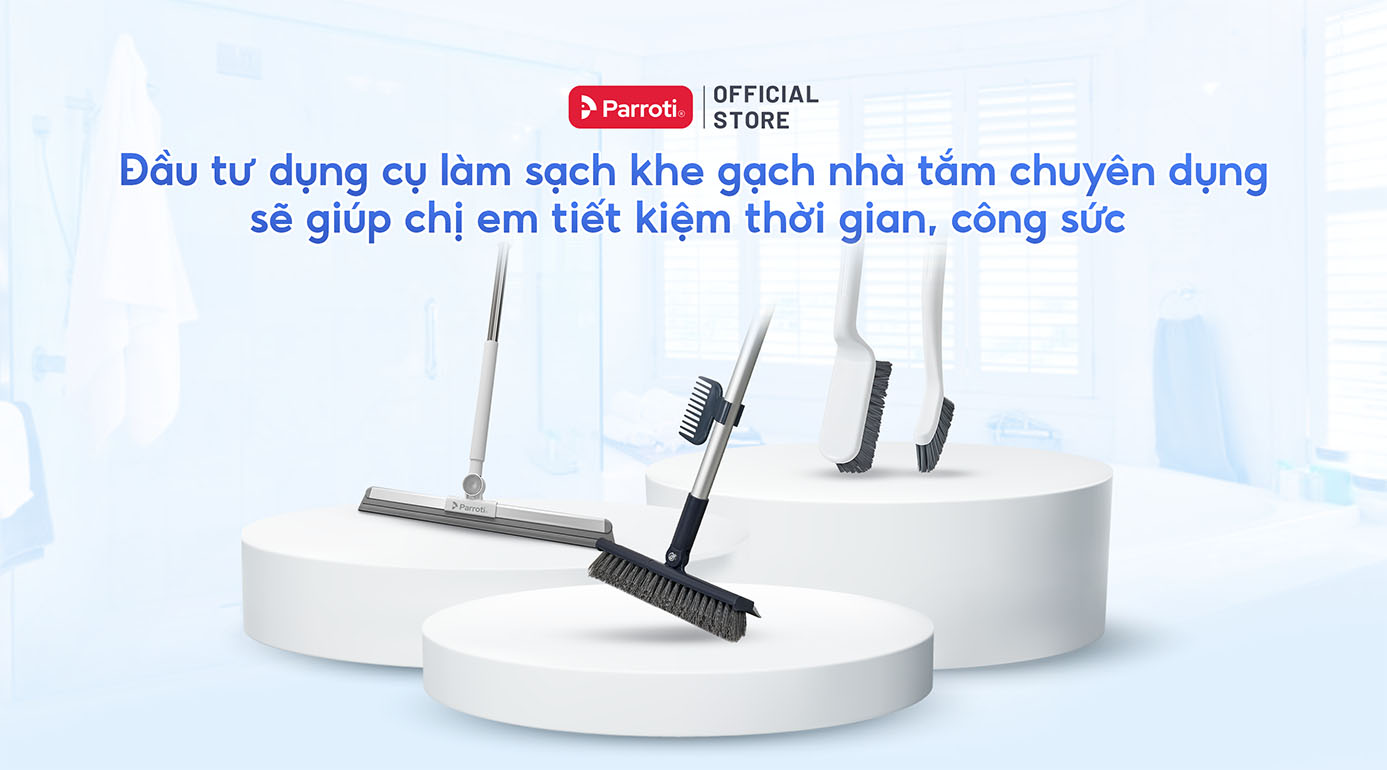 Đầu tư dụng cụ làm sạch khe gạch nhà tắm
