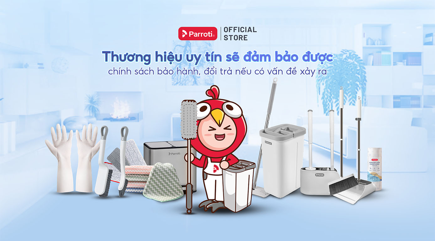 Thương hiệu uy tín cùng chính sách bảo hành rõ ràng sẽ giúp chúng ta yên tâm hơn khi lựa chọn cây lau nhà