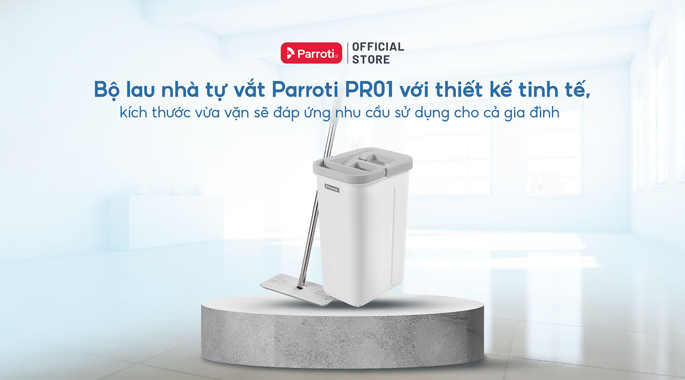 Cây lau nhà tự vắt cho người lớn tuổi PR01