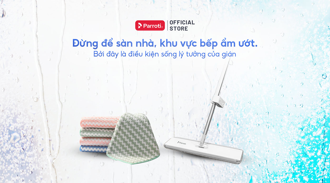 Sàn nhà ẩm ướt cũng giúp gián có điều kiện thuận lợi để sinh sôi