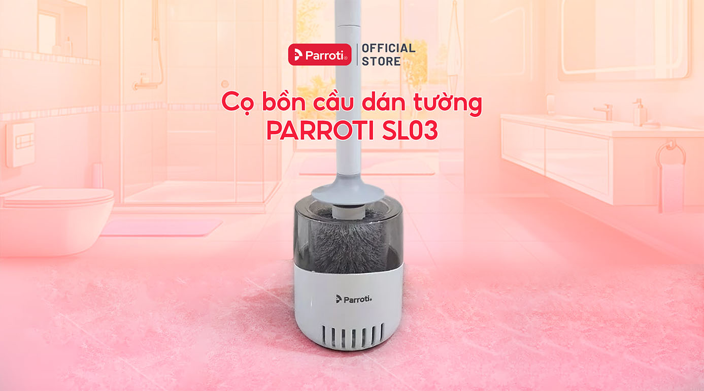 Cọ bồn cầu dán tường Parroti SL03