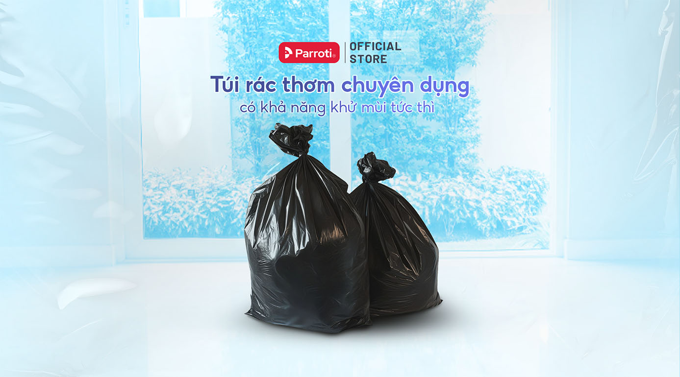 Túi rác thơm chuyên dụng có khả năng khử mùi tức thì