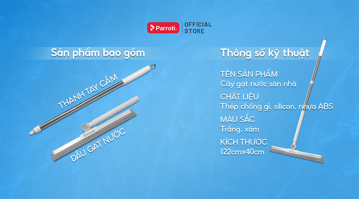 Cây gạt nước Parroti FT01 có gì (Nguồn: Parroti.vn)