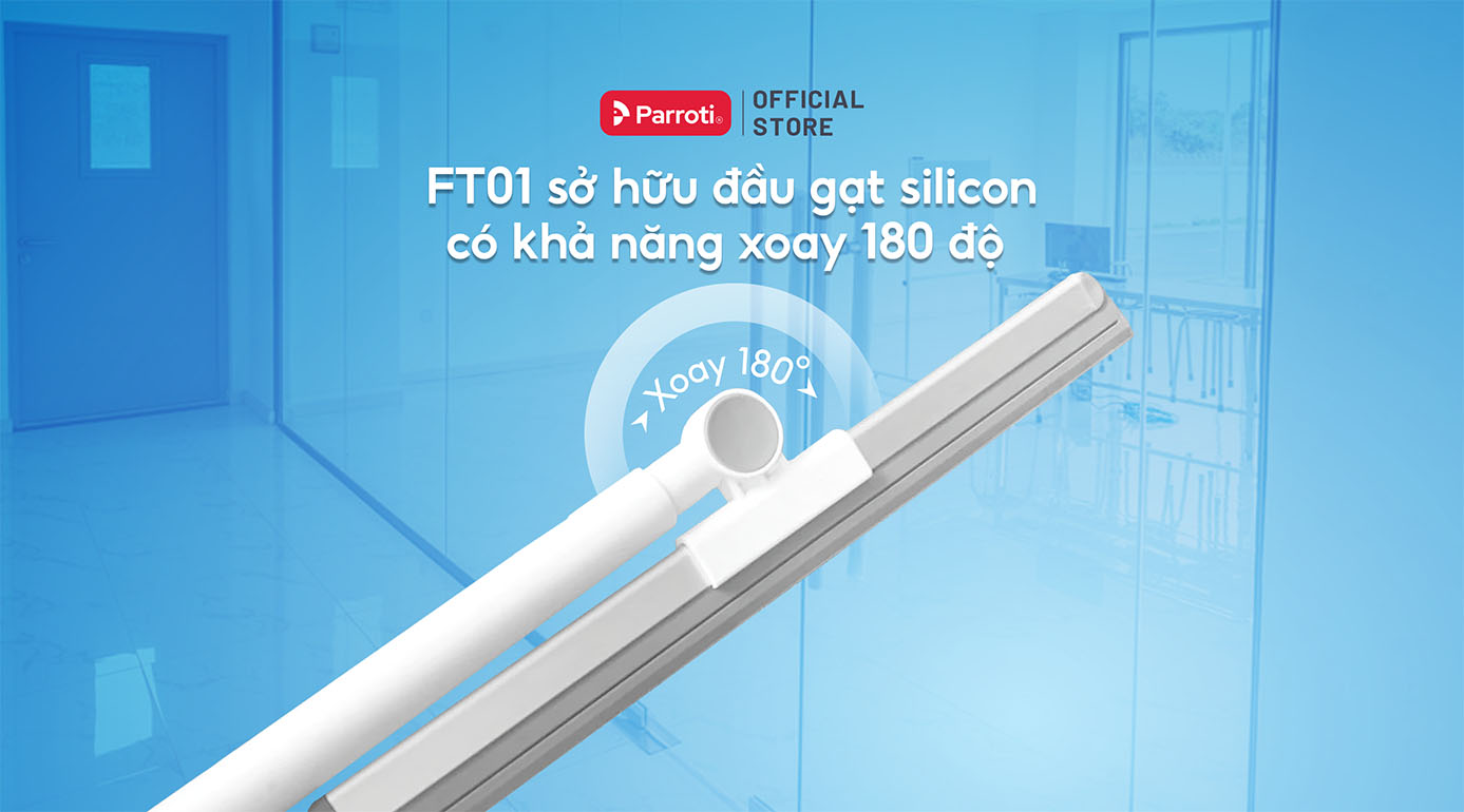 FT01 sở hữu đầu gạt silicon có khả năng xoay 180 độ
