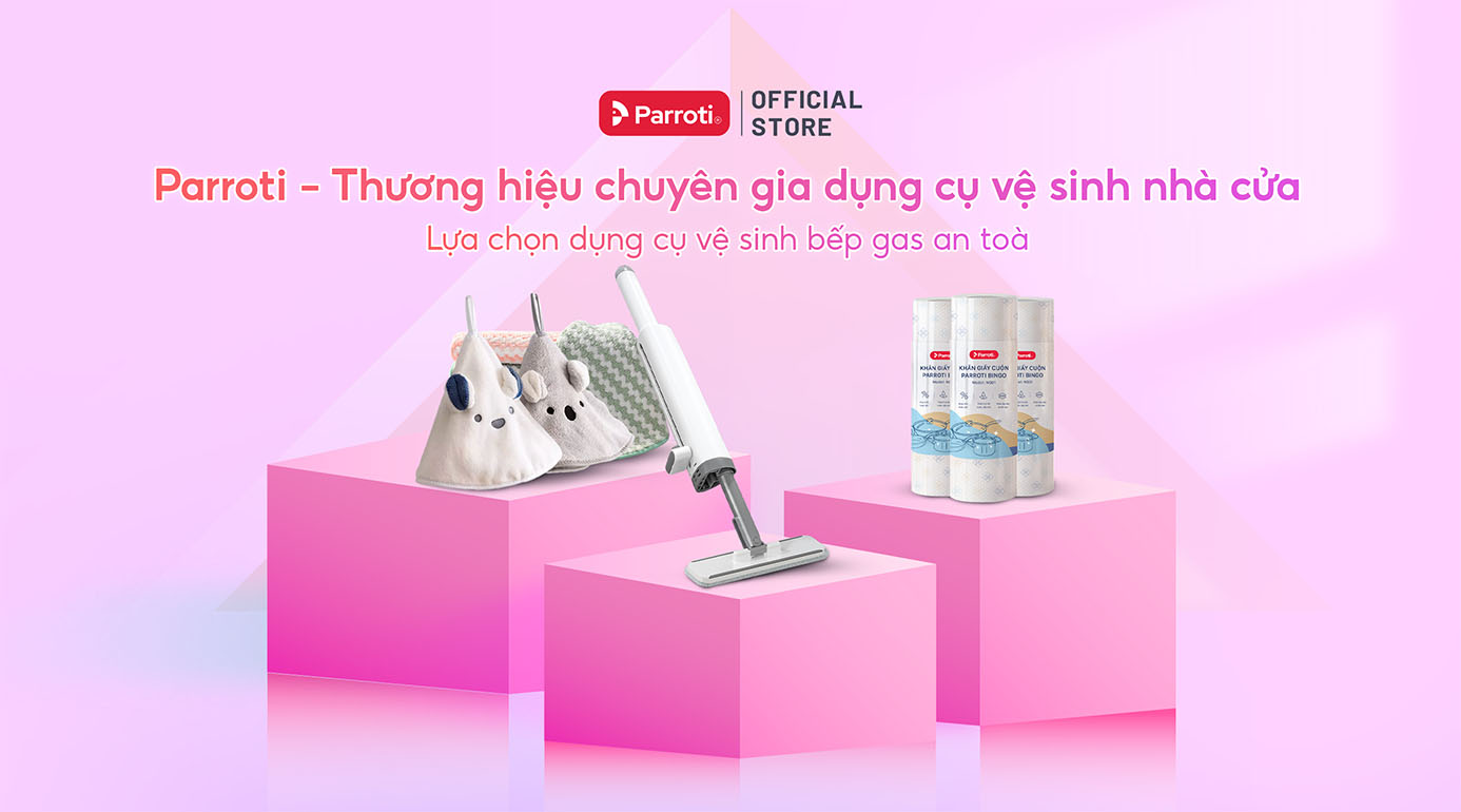 Parroti - Thương hiệu chuyên gia dụng cụ vệ sinh nhà cửa