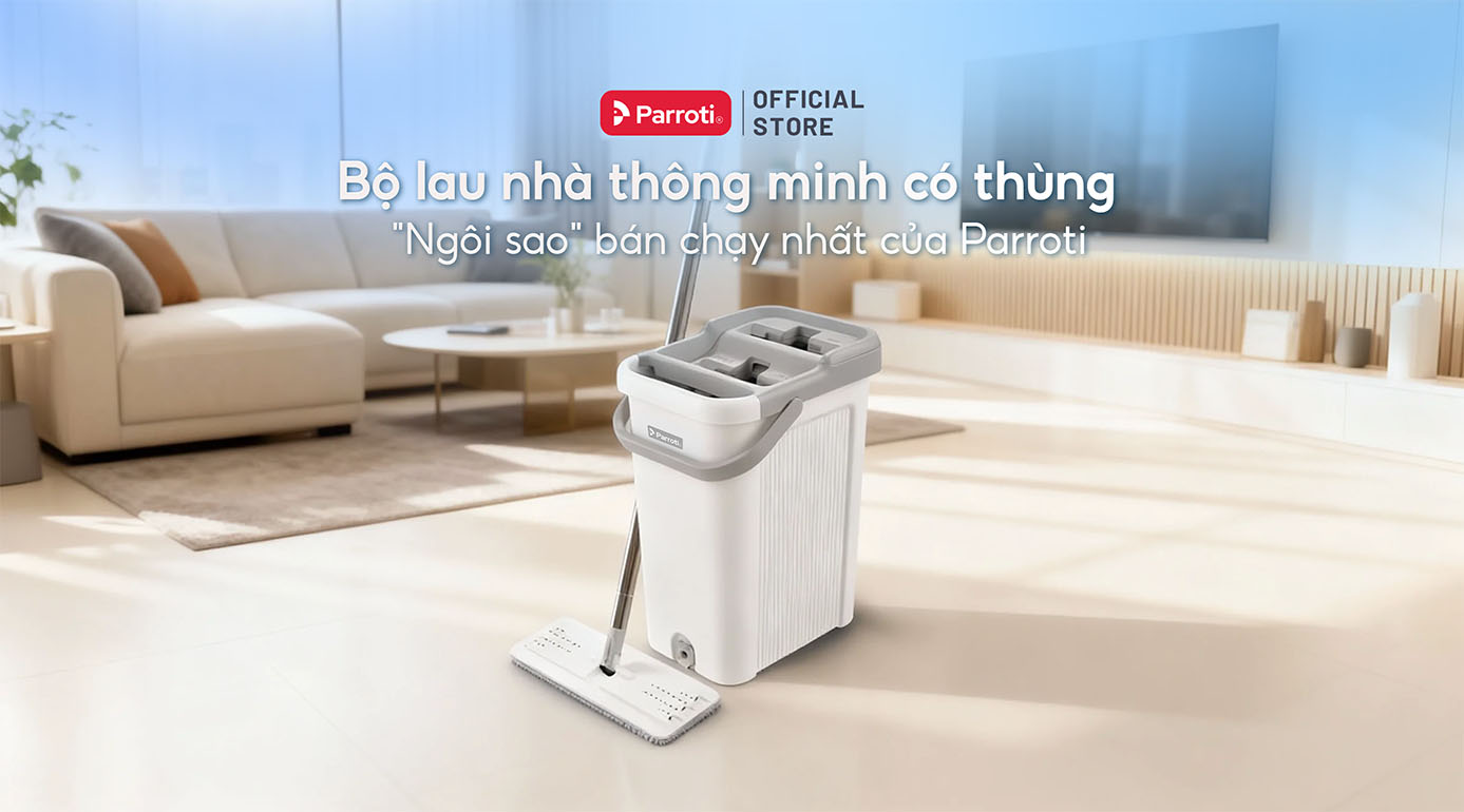 Sản phẩm Parroti bán chạy nhất - Bộ lau nhà thông minh
