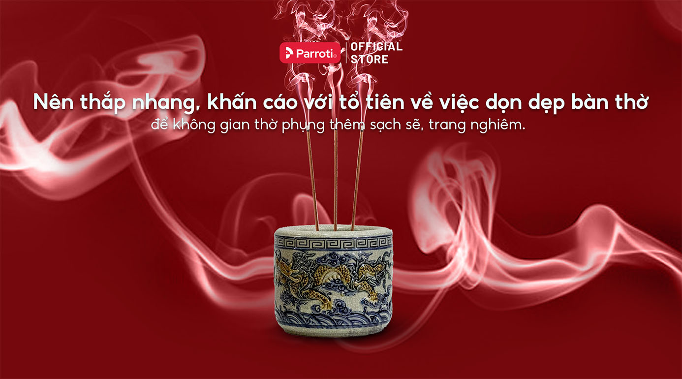 Trước khi vệ sinh bàn thờ gia tiên đúng cách có cần thắp nhang?