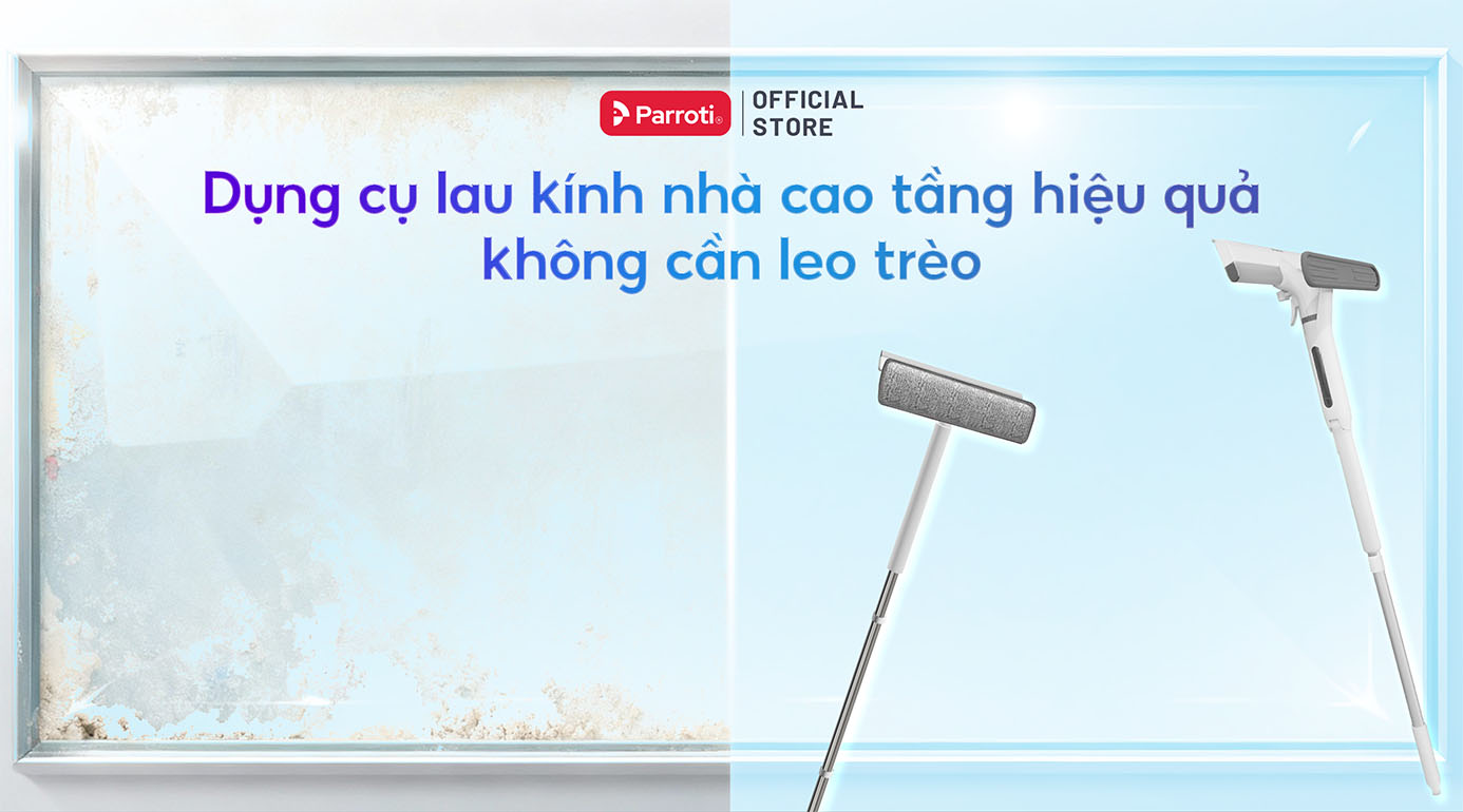 Dụng cụ lau kính đón Tết