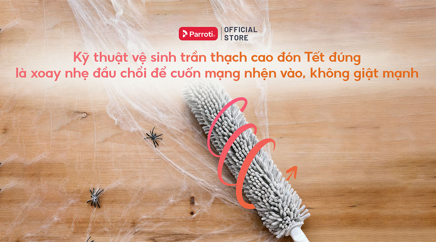 Cách vệ sinh trần thạch cao đón Tết đúng kỹ thuật