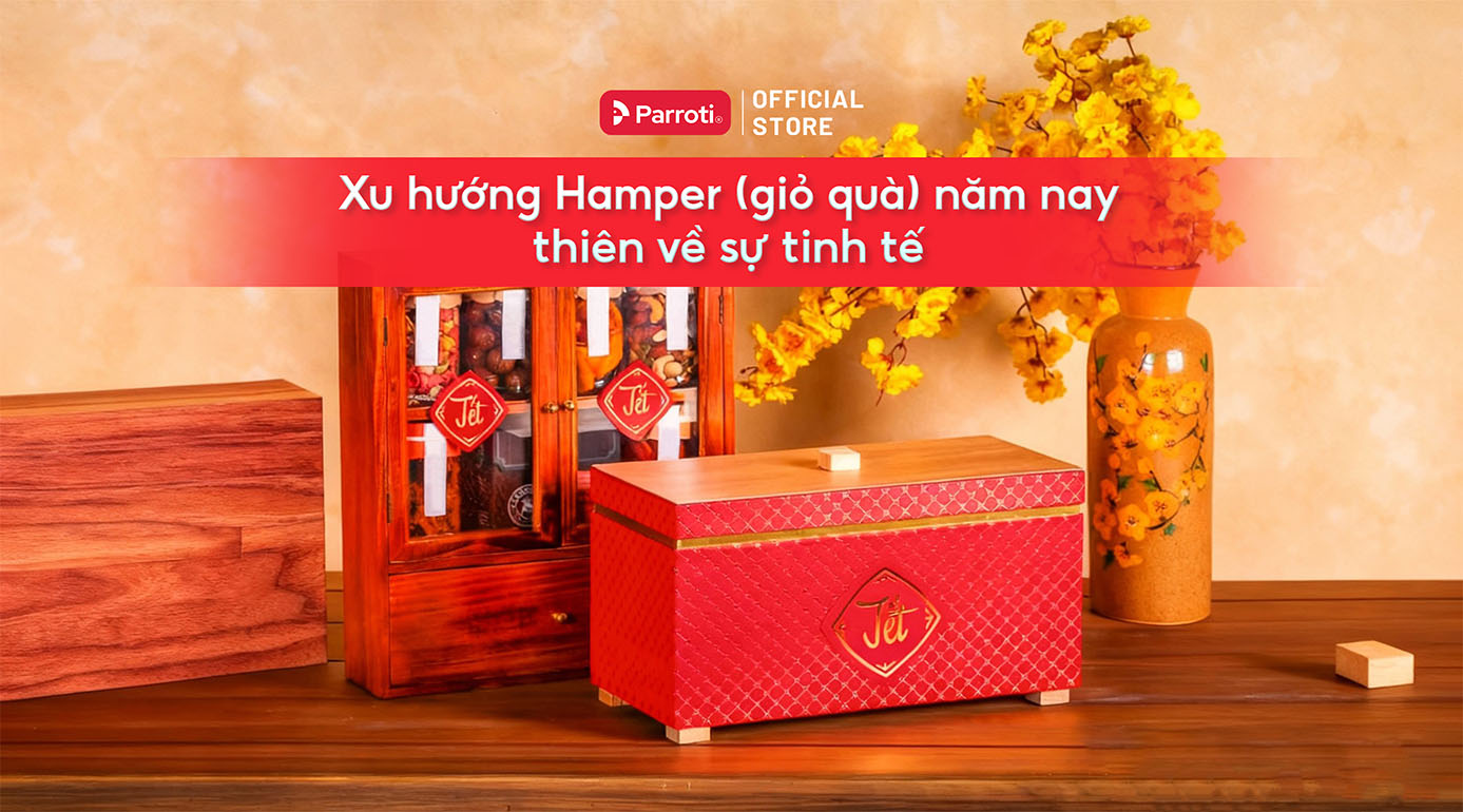 Xu hướng giỏ quà Tết cho nhân viên được nhiều doanh nghiệp lựa chọn