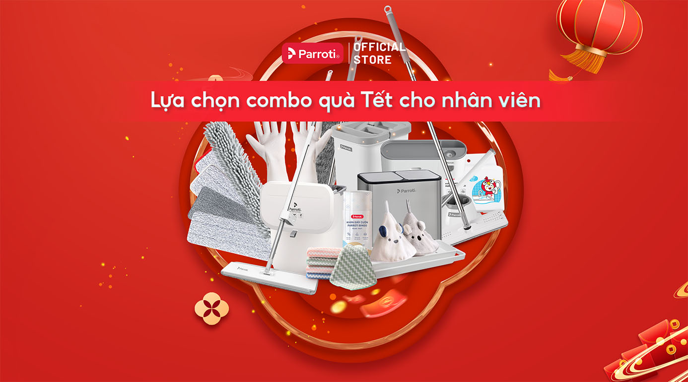 Set quà tết gia dụng Parroti sang trọng dành cho doanh nghiệp
