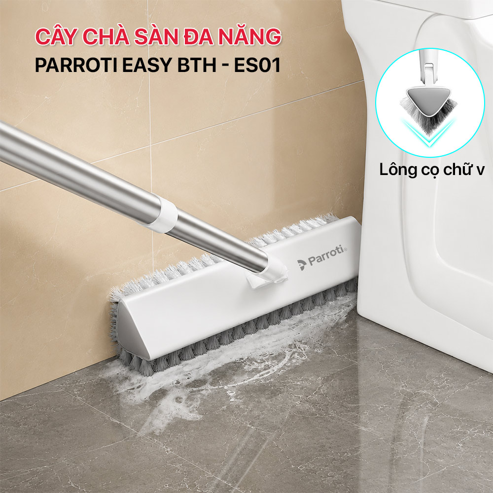 Cây chà sàn lông cọ chữ V, xoay 180 độ Easy ES01