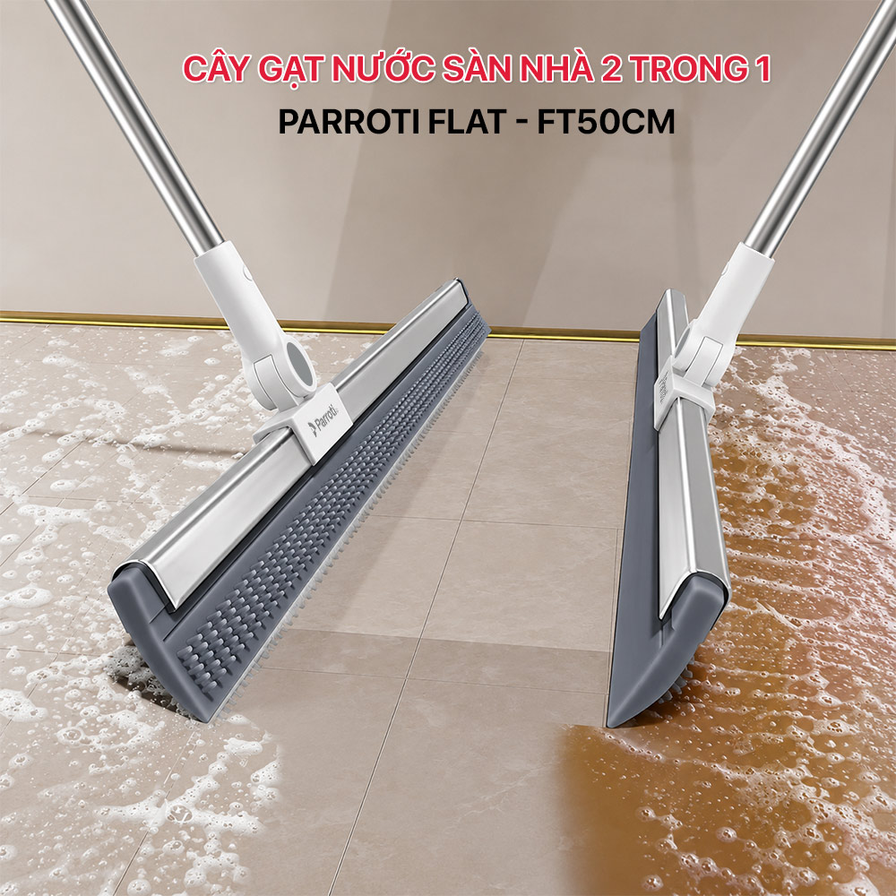 Cây gạt nước sàn nhà xoay 180 độ Parroti Flat – FT50
